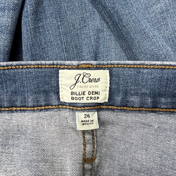 J. Crew Billie Demi Boot Crop Jeans Size 26 - Picture 2 of 4